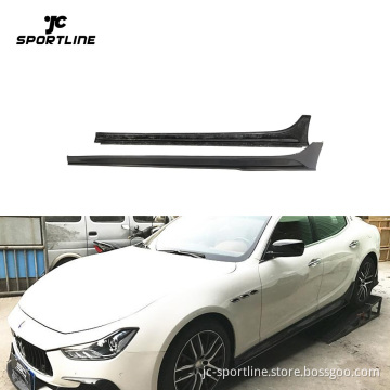Carbon Fiber Side Skirts for Maserati Ghibli 4-Door 2014-2019